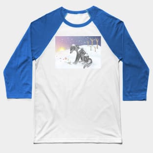 Winter Wolf Baseball T-Shirt